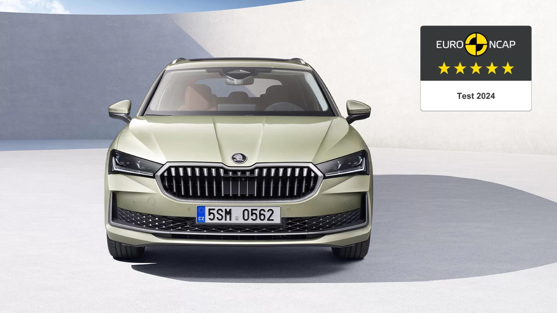 Škoda Kodiaq and Superb Earn Five-Star Euro NCAP Ratings