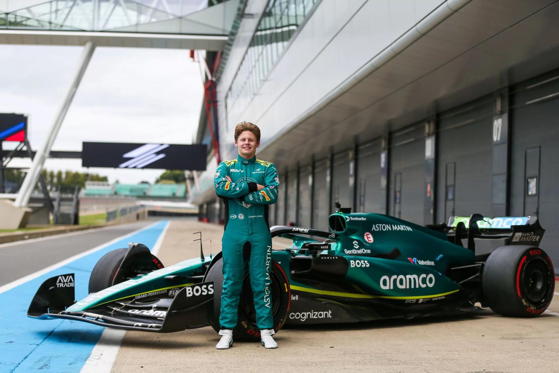 Rising Star Joseph Loake Shines in Aston Martin F1 Test at Silverstone