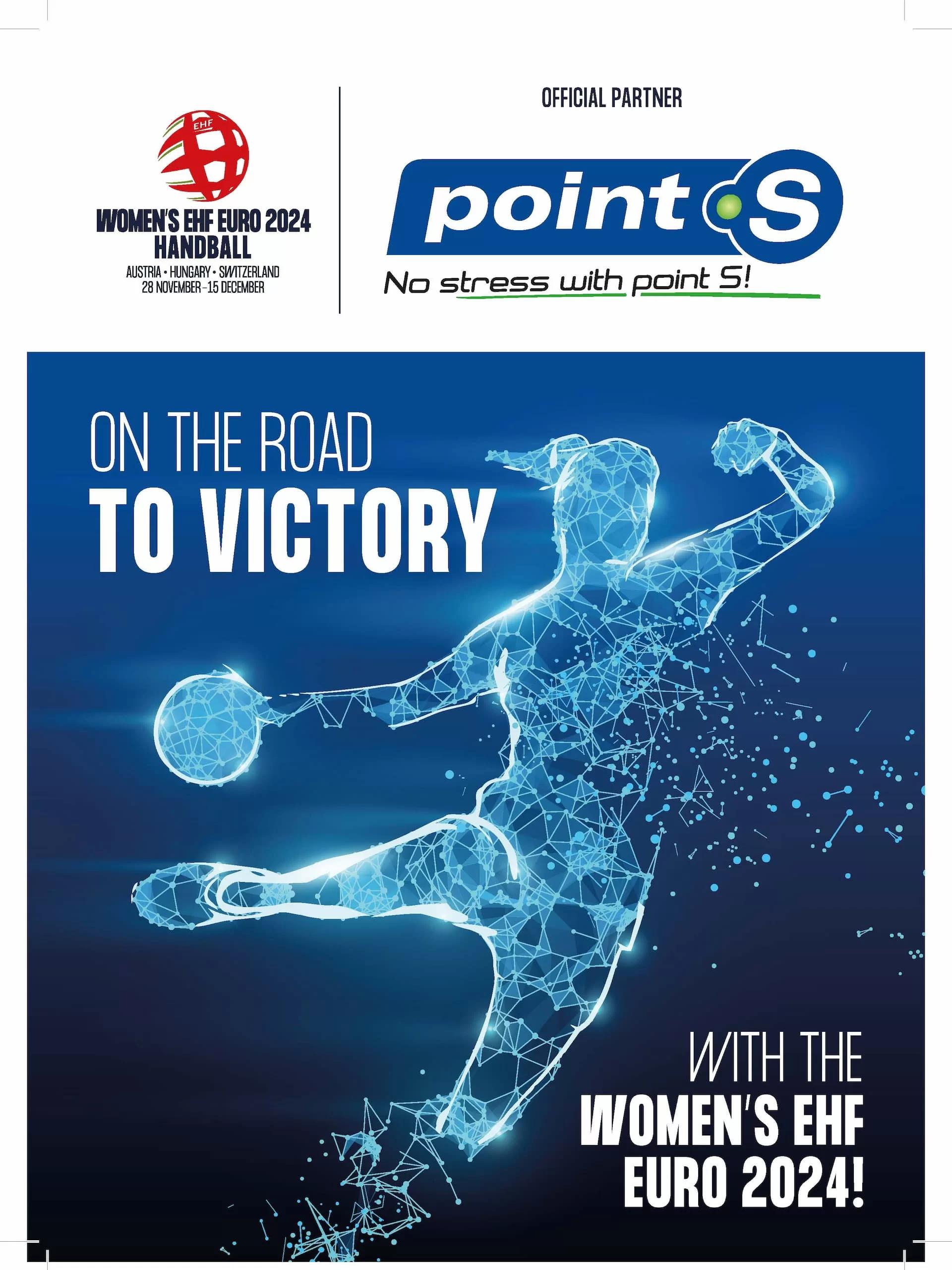 Point S Strengthens Support for Women’s Sport as Official Partner of the Women’s EHF Euro 2024