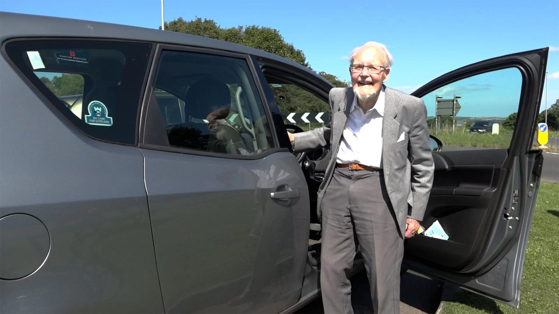 Webinar Spotlights Safer Driving with 102-Year-Old John Gill Behind the Wheel
