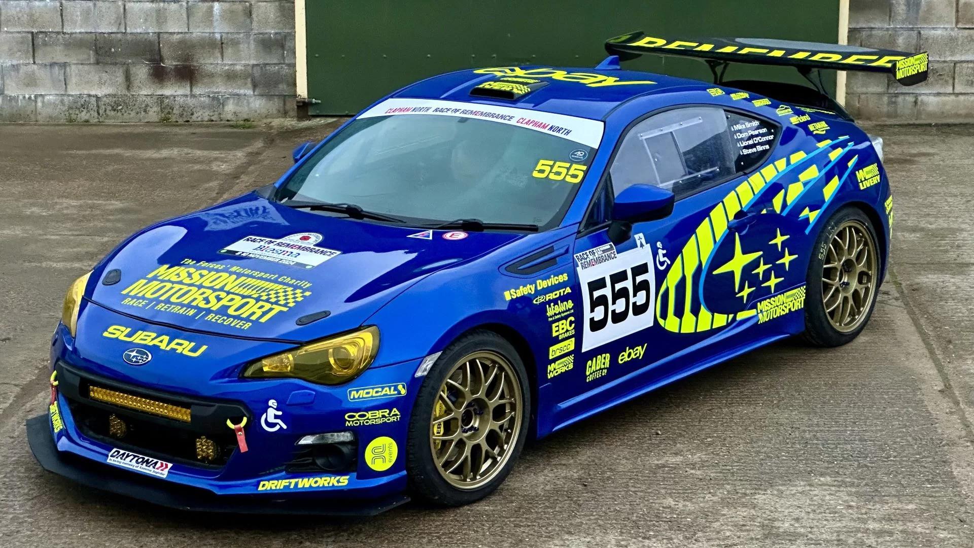 Subaru UK Champions Inclusivity in Motorsport with Adaptive BRZ at the Race of Remembrance