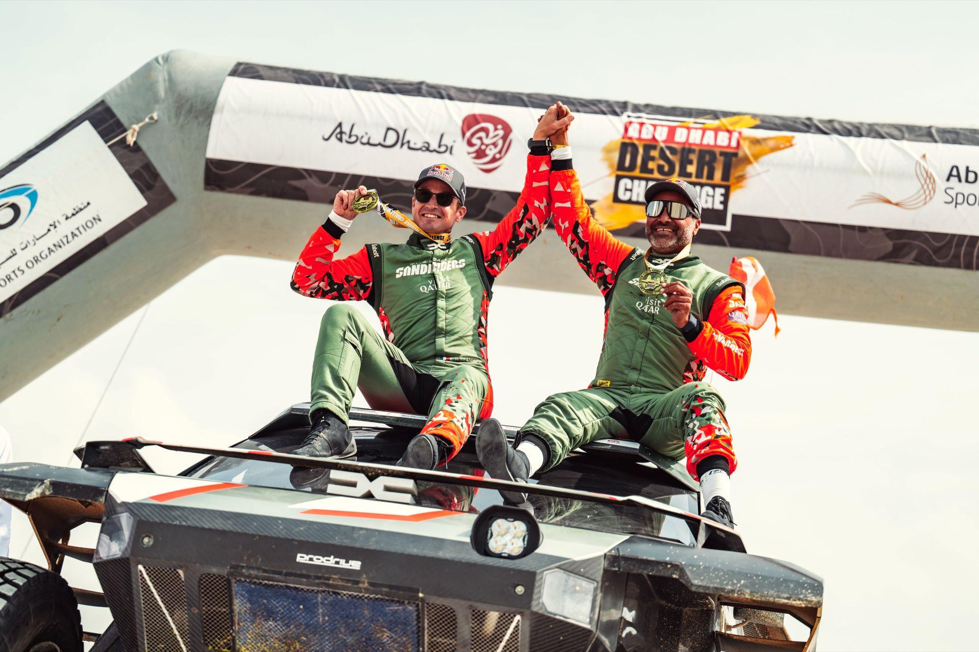 Dacia Sandriders Triumph in Abu Dhabi Desert Challenge: A Thrilling Victory for Nasser Al-Attiyah and Édouard Boulanger