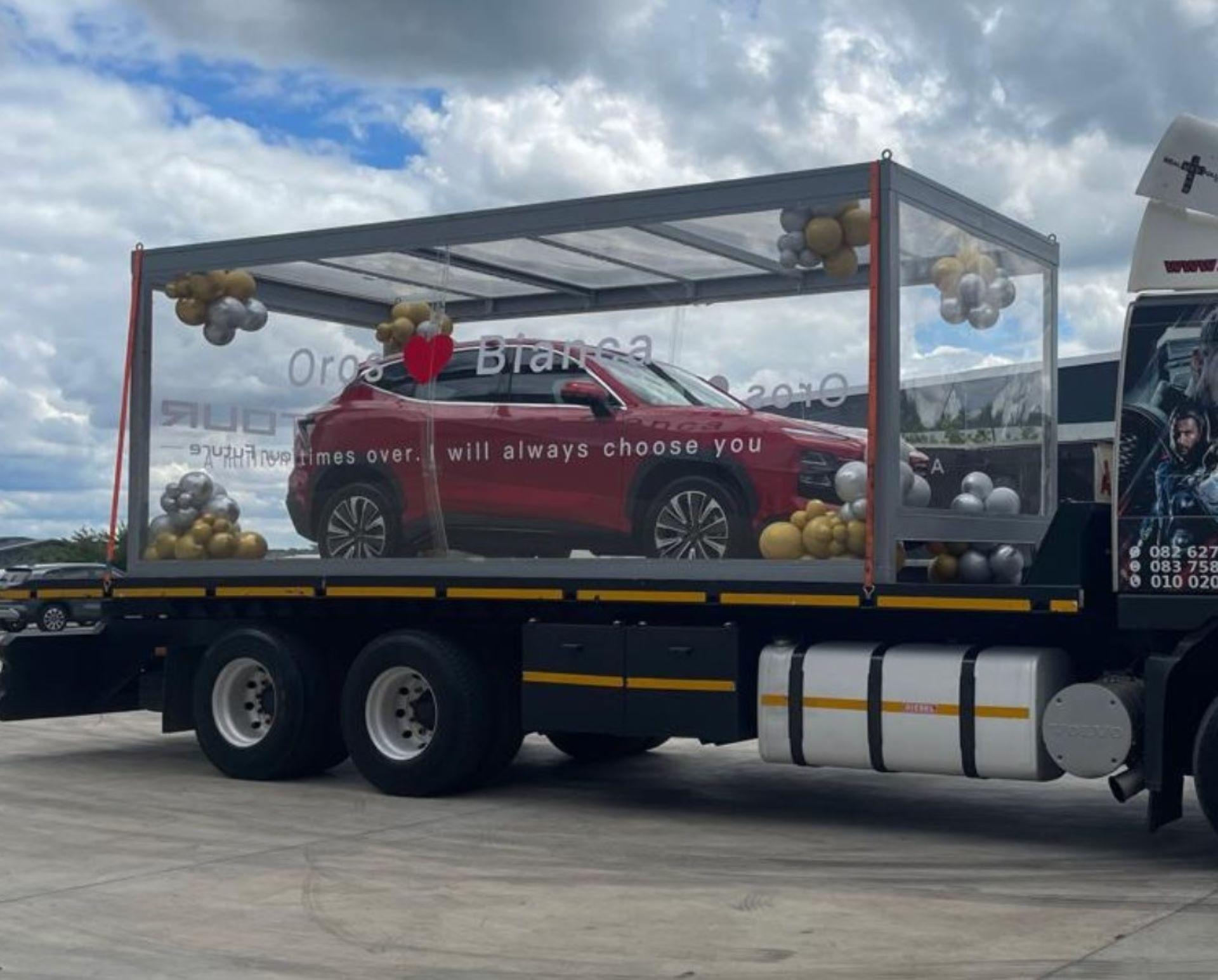 Driving Love in Jozi: Oros Mampofu’s Bold Valentine’s Gesture with the Jetour Dashing
