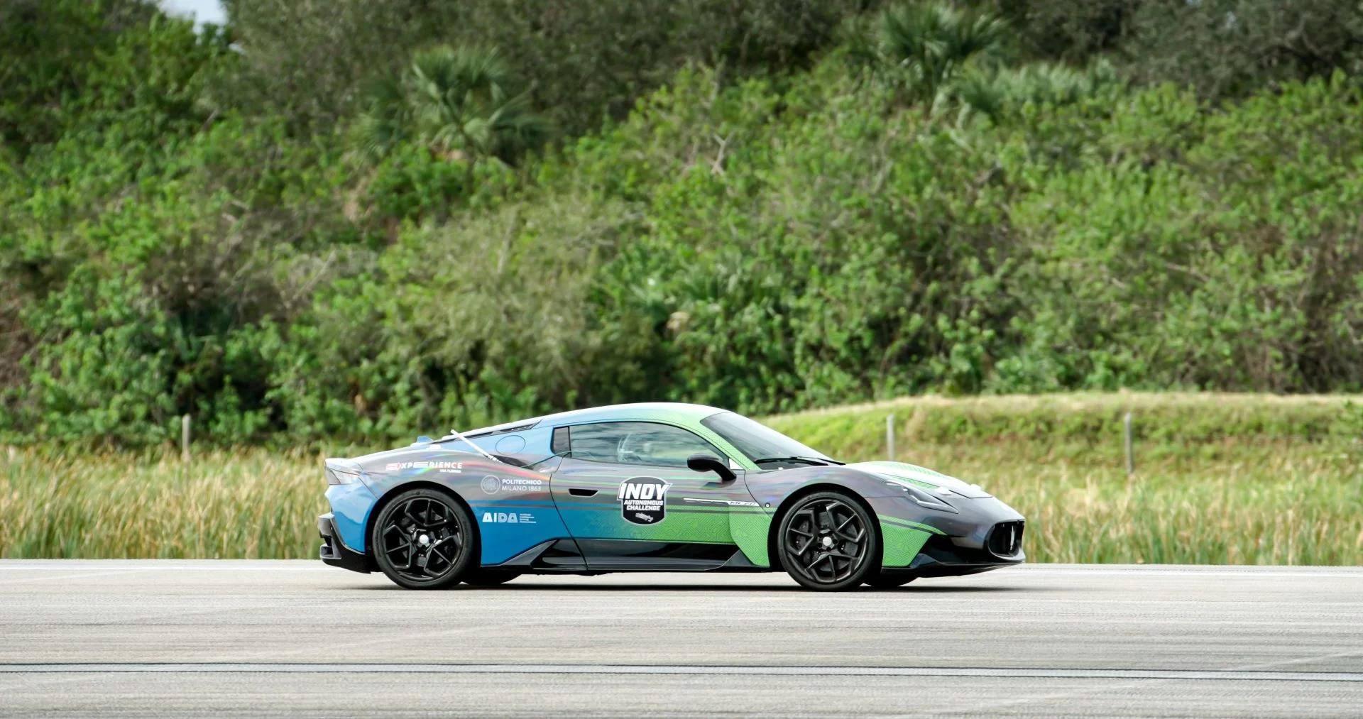 New Autonomous World Speed Record Set with Indy Autonomous Challenge Maserati MC20