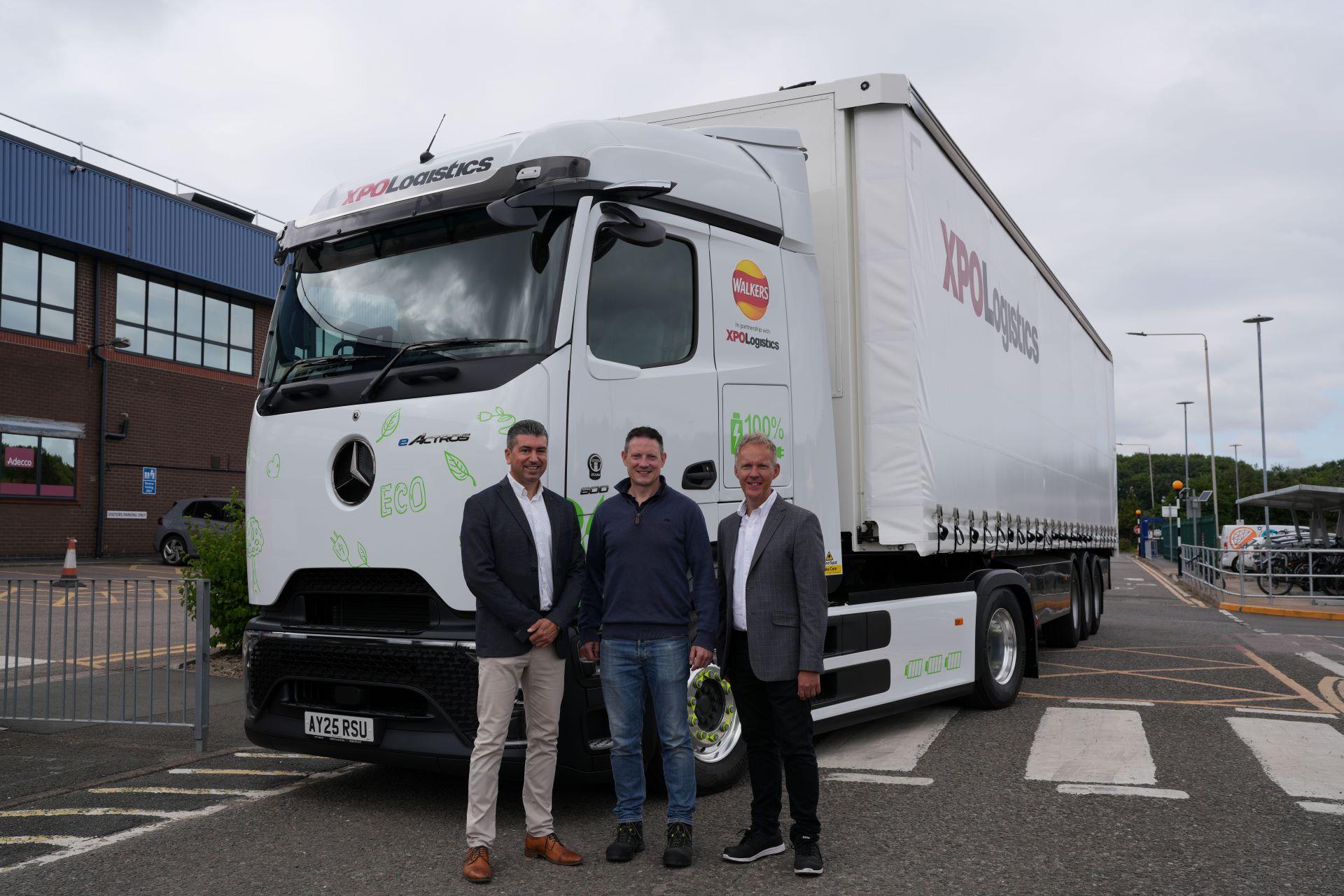 Driving Toward Net Zero: Mercedes-Benz eActros 600 Joins PepsiCo’s Green Logistics Fleet via XPO Logistics