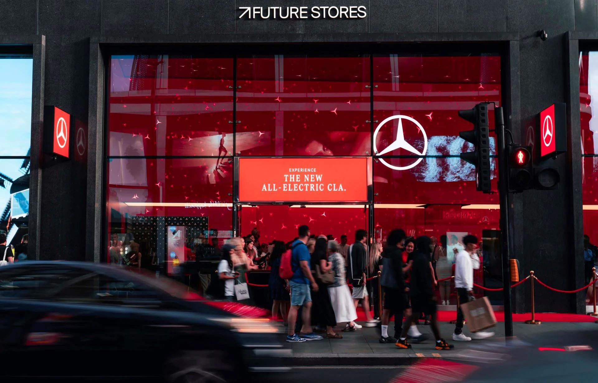 Future Forward: Mercedes-Benz Debuts Intelligent New CLA at Oxford Street’s Future Stores