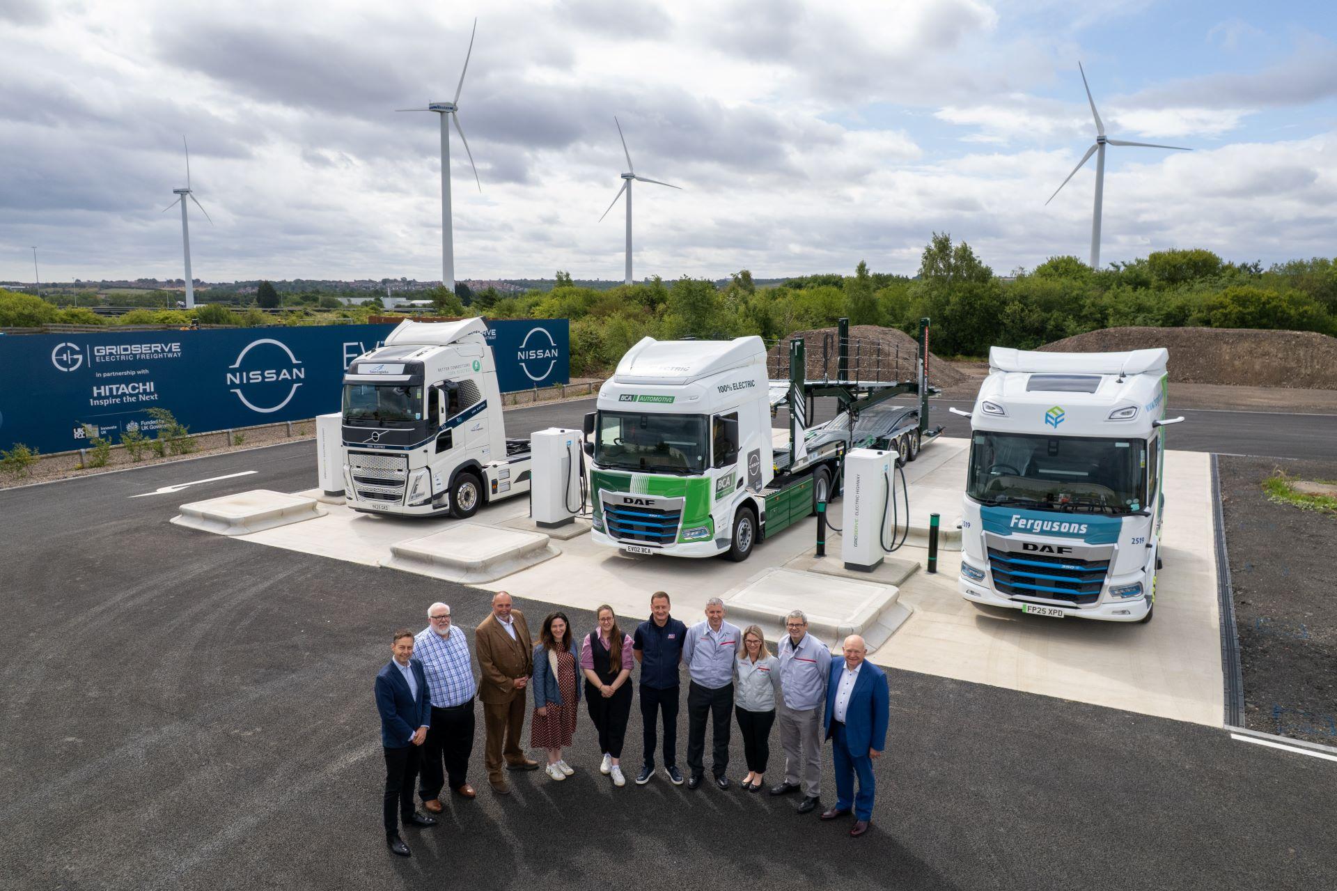 Nissan Unveils UK’s First Shared eHGV Charging Station, Pioneering a New Era in Sustainable Logistics