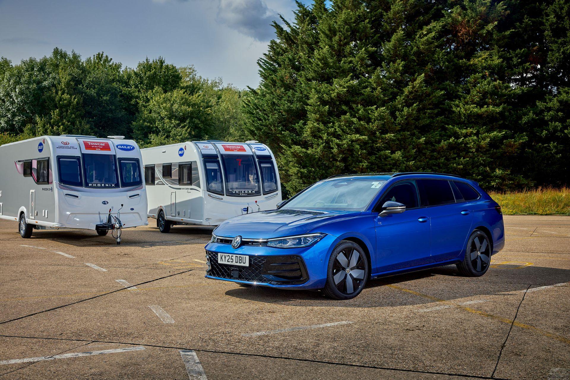 Volkswagen Passat and Multivan Dominate Caravan and Motorhome Club Towcar of the Year 2026