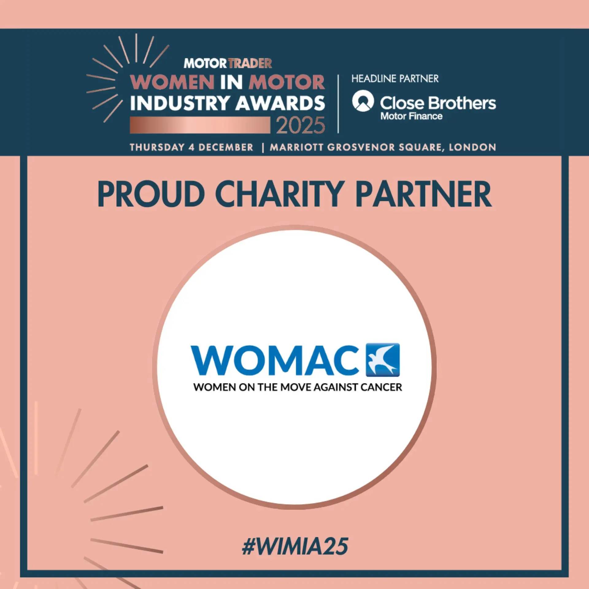 Women on the Move Against Cancer Announced as Official Charity Partner for the 2025 Motor Trader Women in Motor Industry Awards