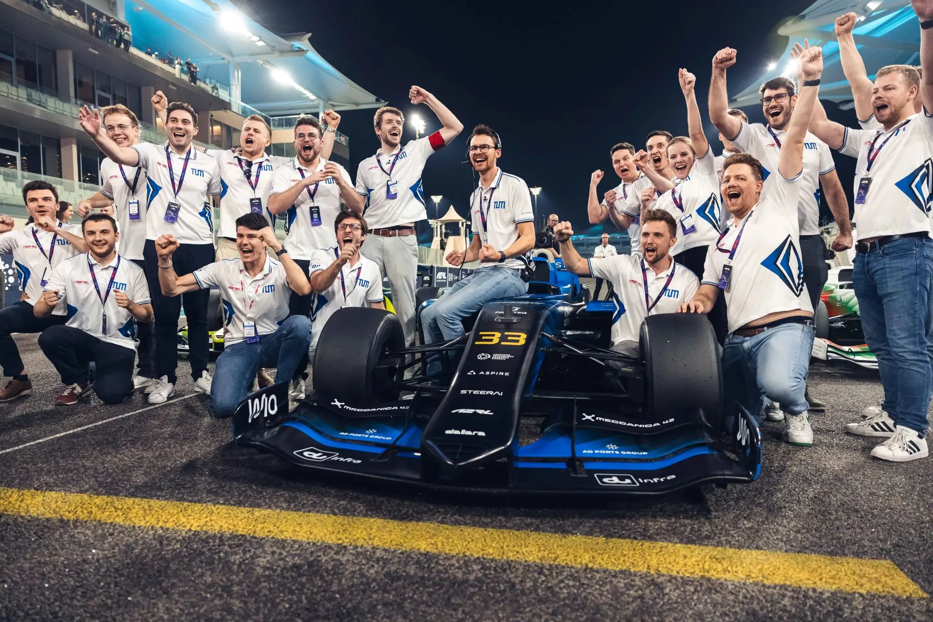 TUM Triumphs as A2RL Delivers World’s First Six-Car Autonomous Grand Final