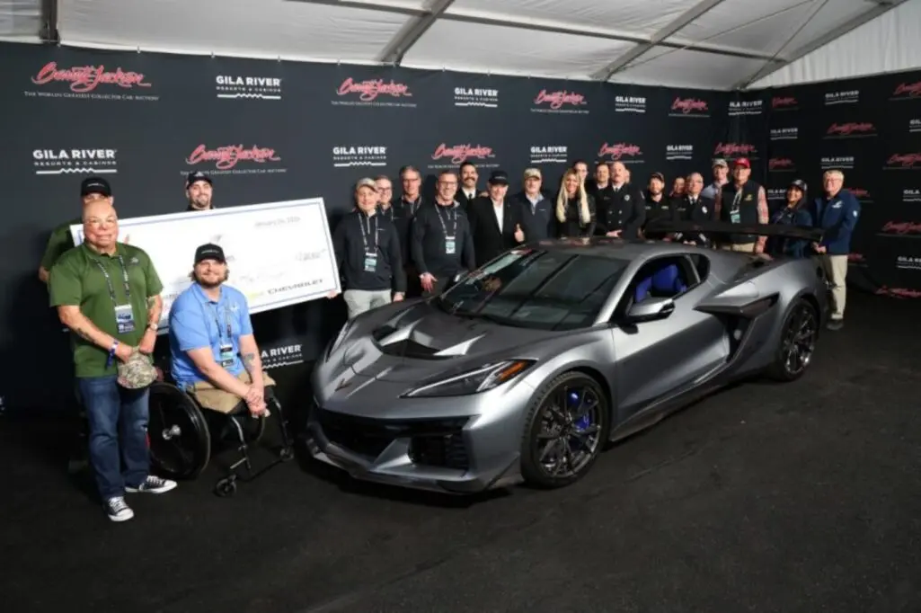 One of one corvette zr1x turns speed into 26m for charity