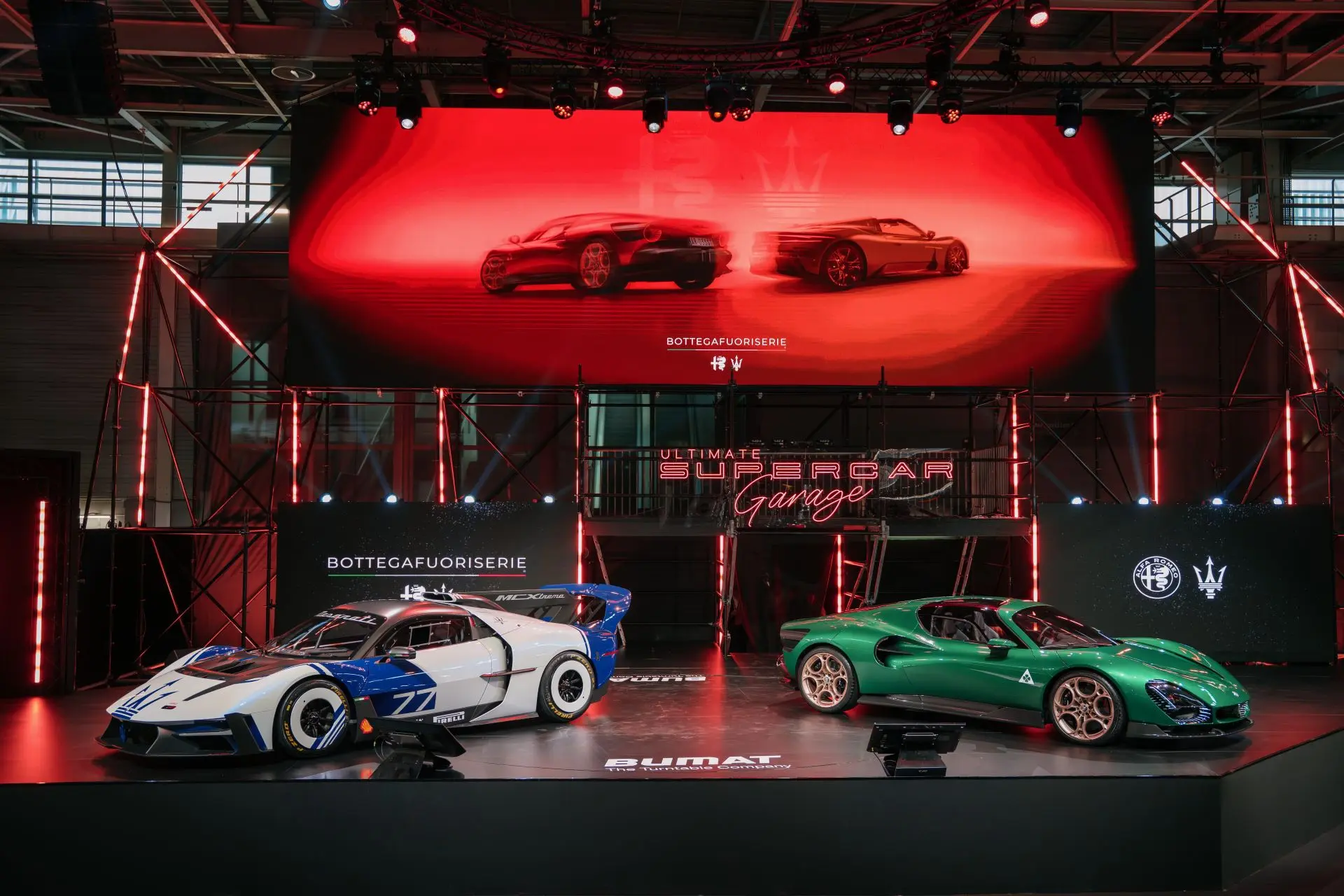 Ultimate Supercar Garage 2026: BOTTEGAFUORISERIE Unites Alfa Romeo and Maserati in Paris