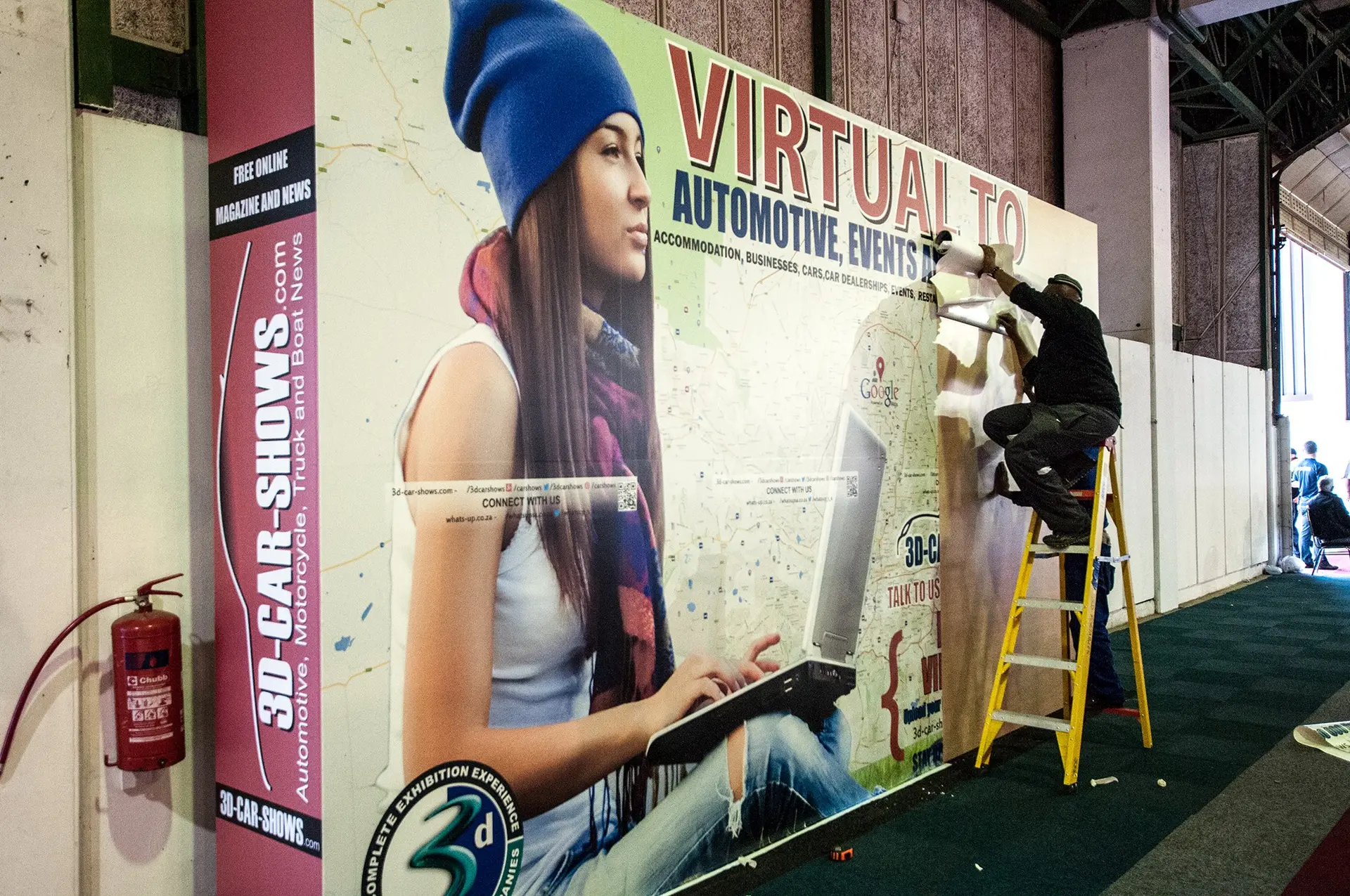 3d car shows display