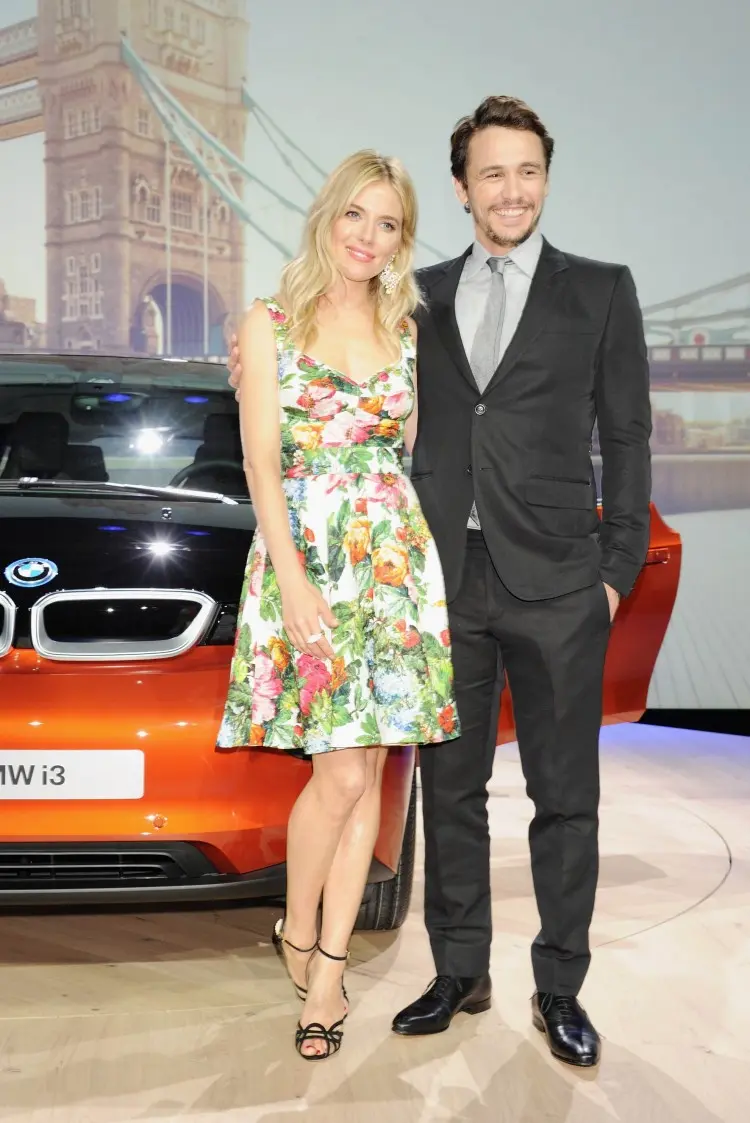Sienna Miller and James Franco