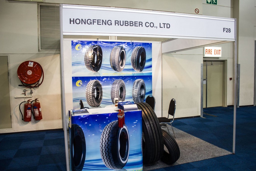 Tyre expo south africa 2014 hongfeng rubber