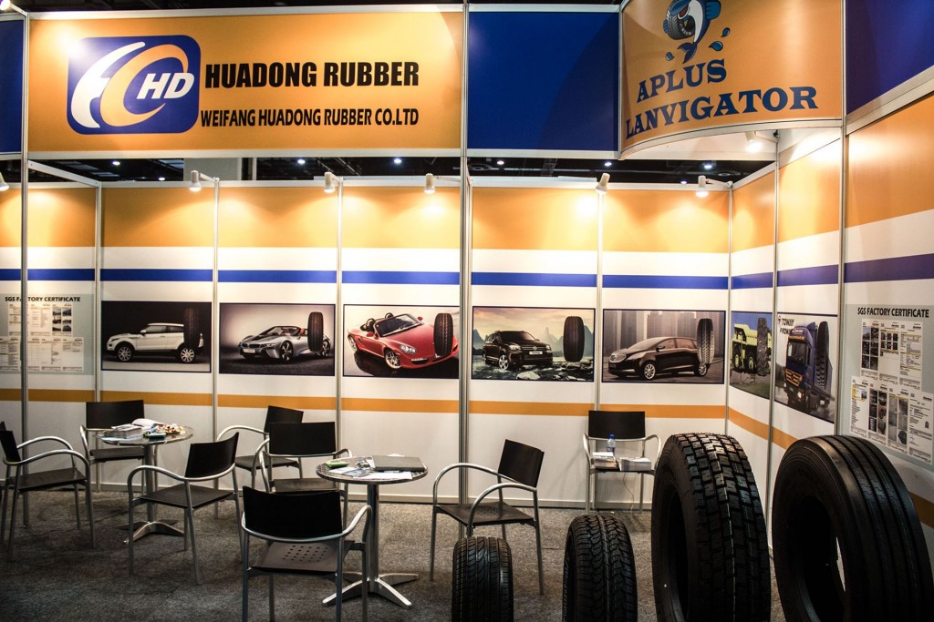 Tyre expo south africa 2014 huadong rubber