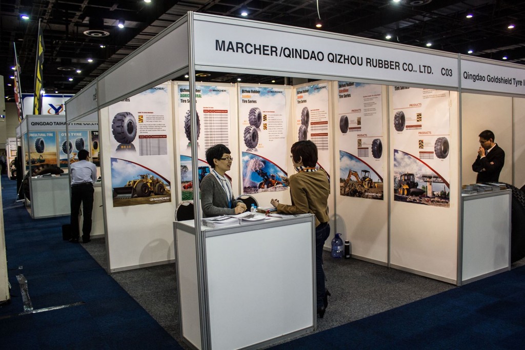 Tyre expo south africa 2014 marxher qindao qizhou rubber