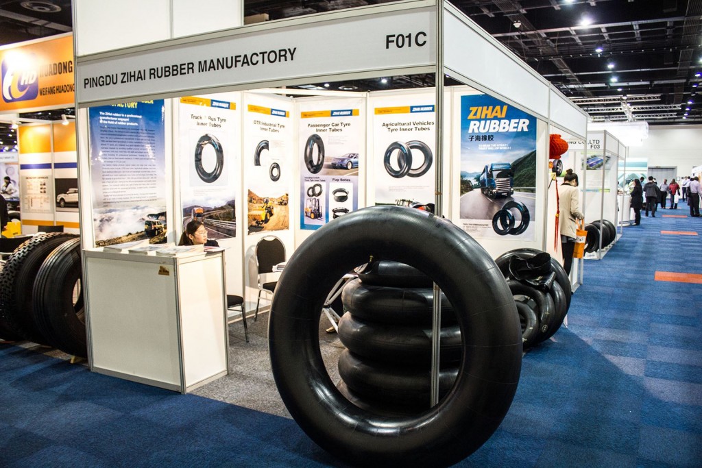 Tyre expo south africa 2014 pingdu zihai rubber tyres