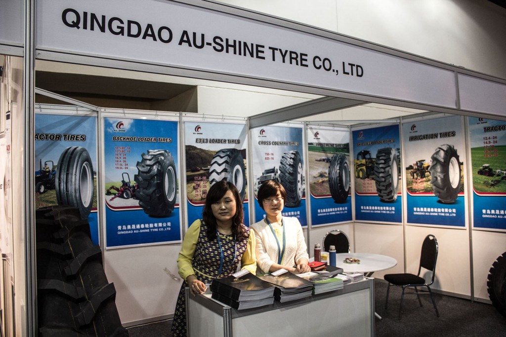Tyre expo south africa 2014 qingdao au shine tyre 01