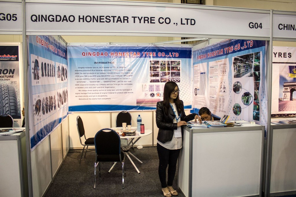 Tyre expo south africa 2014 qingdao honestar tyre