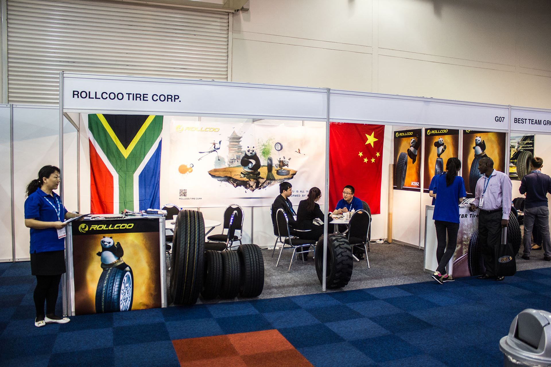 Tyre expo south africa 2014 rollcoo tire