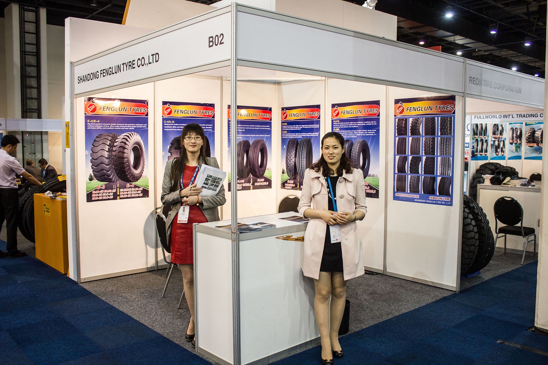 Tyre expo south africa 2014 shadong fenglun tyre