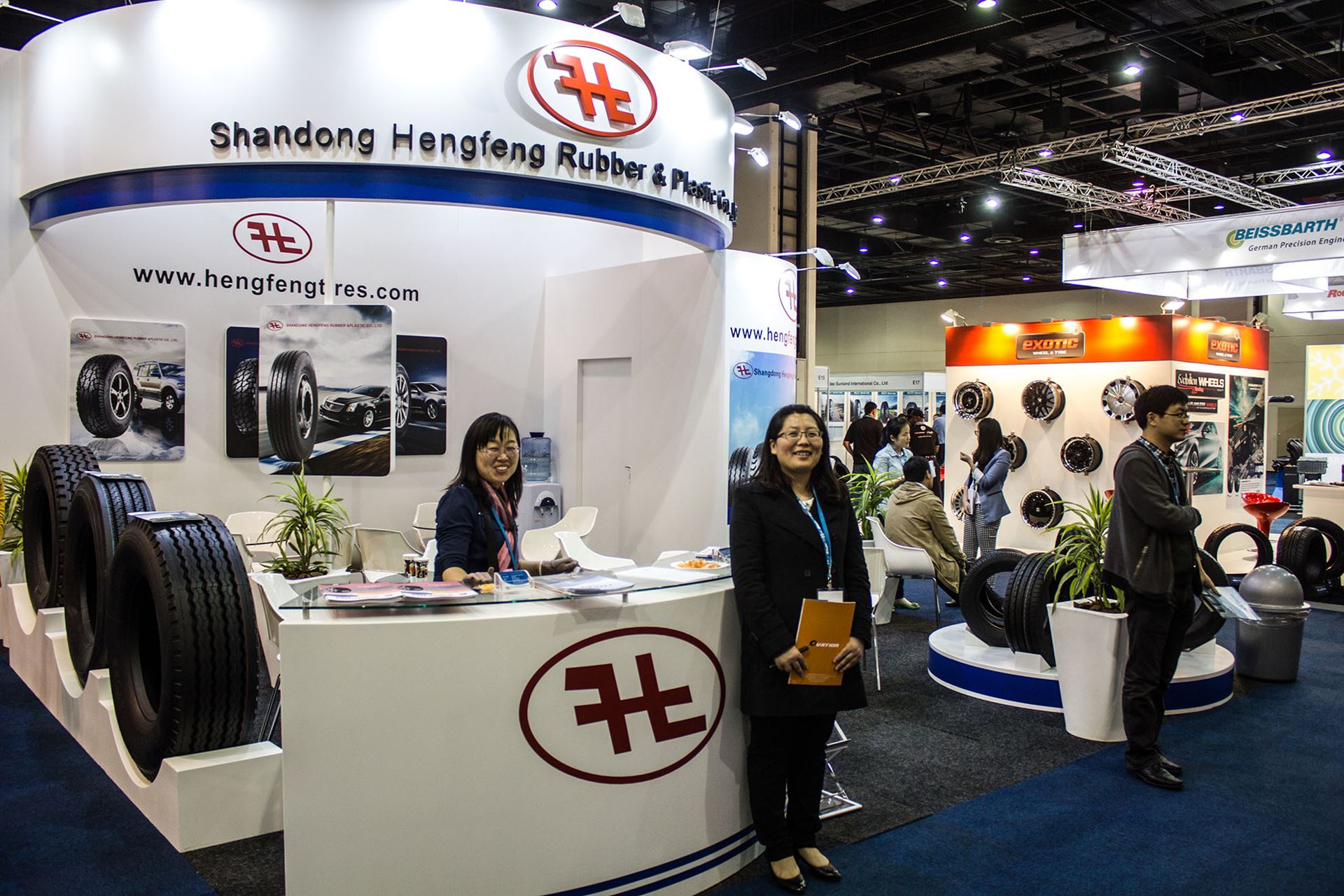 Tyre expo south africa 2014 shangdong hengfeng tyres