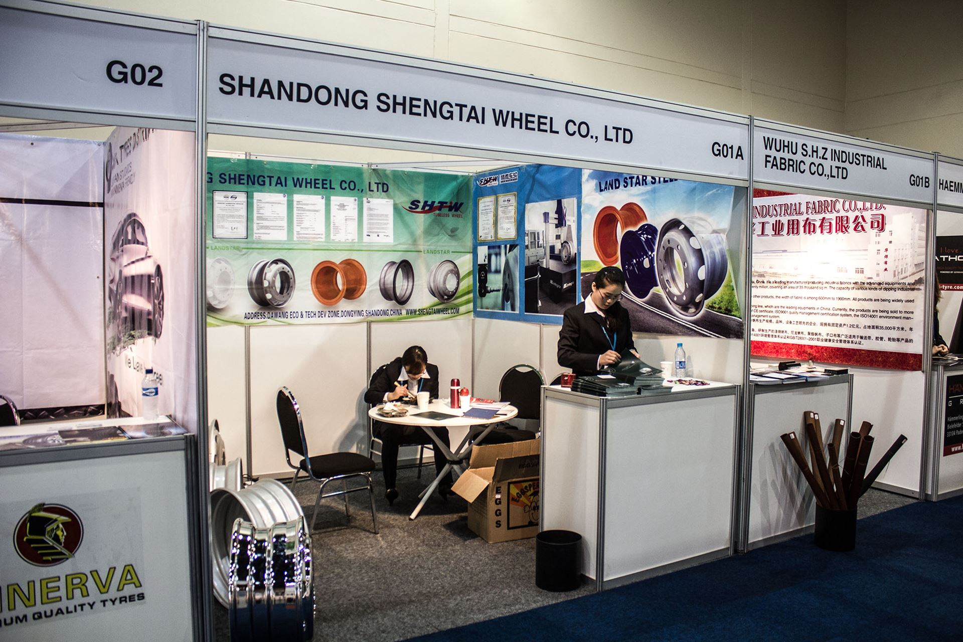 Tyre expo south africa 2014 shangdong shengtai tyres