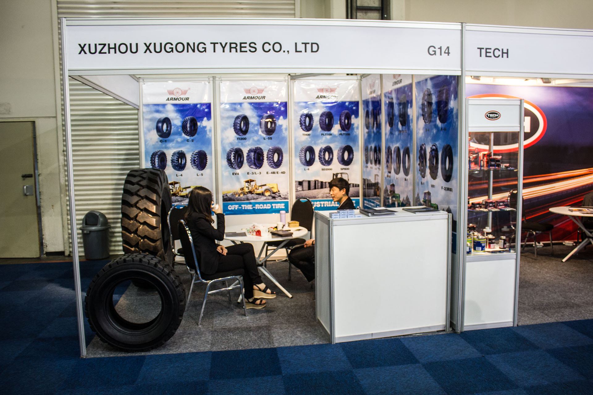 Tyre expo south africa 2014 xuzhou zugong tyres