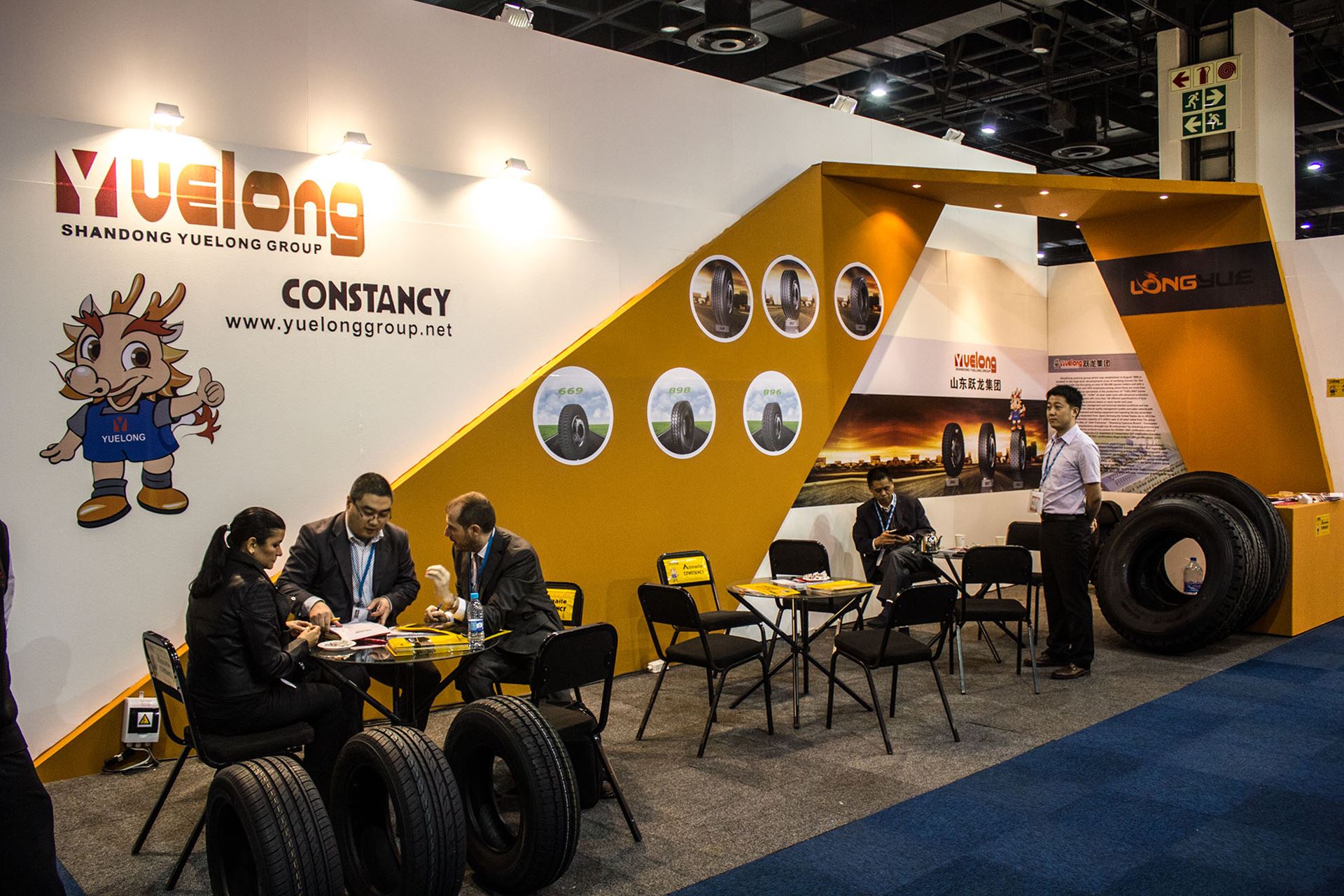 Tyre expo south africa 2014 yuelong shadong tyres
