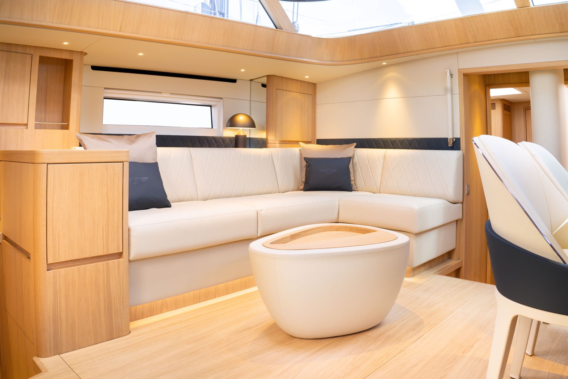 Bentley creates bespoke interior for contest yachts new contest 67cs luxury sailing cruiser