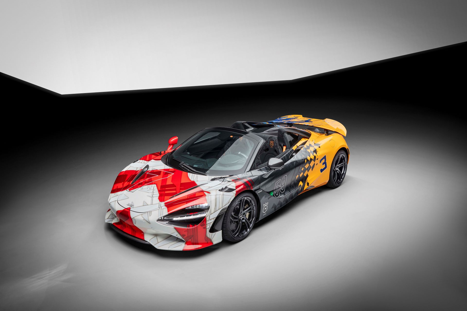 Mclaren 750s with 3 7 59 theme