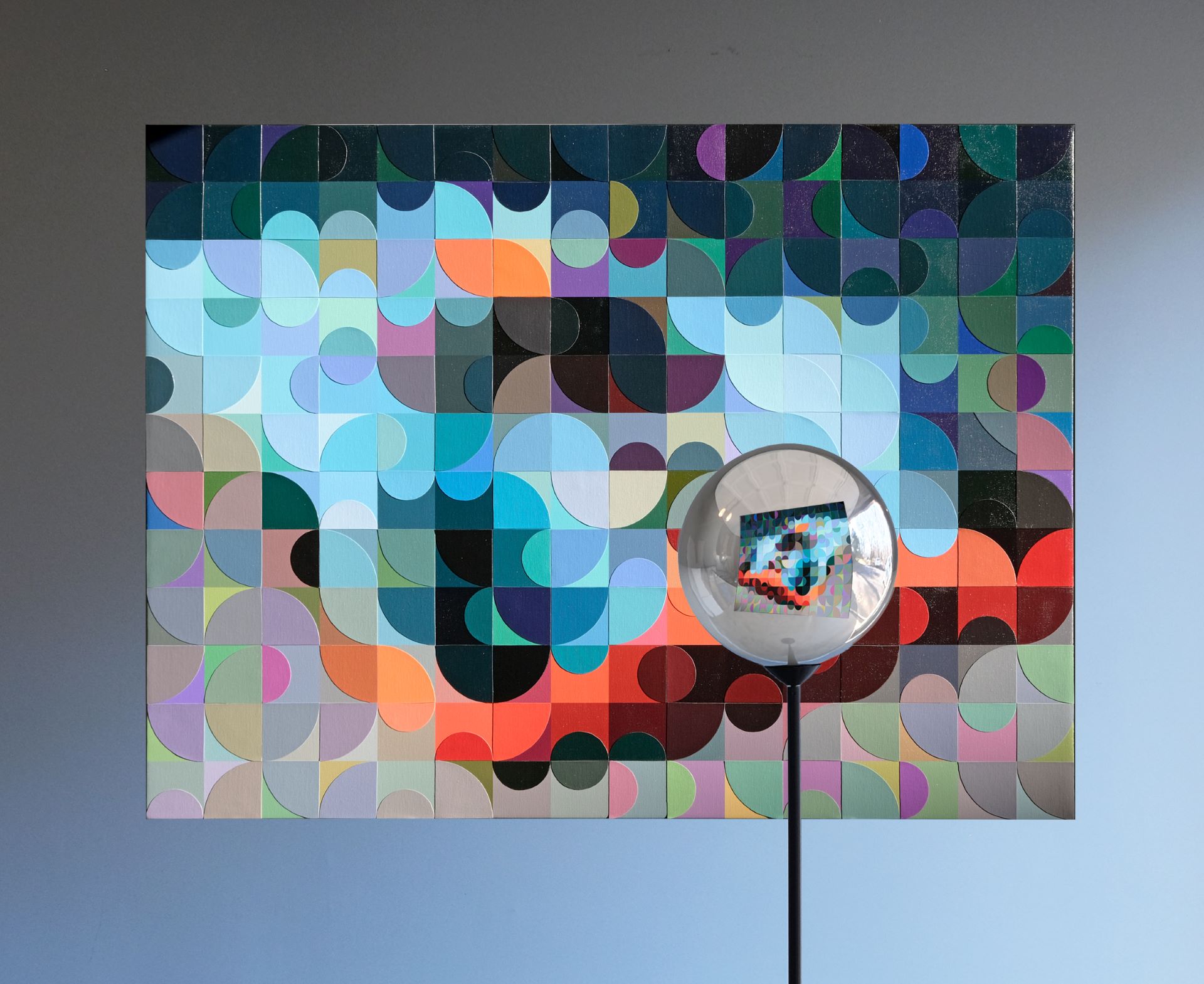 Porsches 75 year color legacy transformed into optical art by internationally acclaimed artist heidi mraz 1