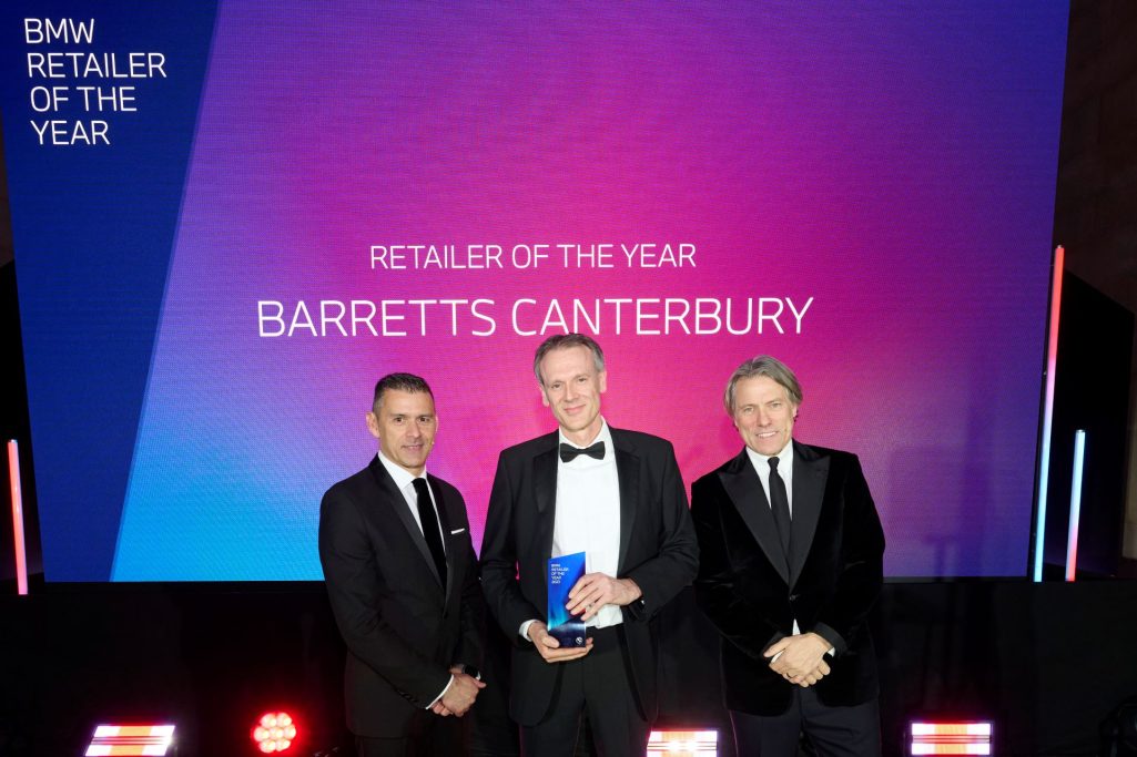 Bmw uk celebrates top achievements across its network at 2023 retailer of the year awards