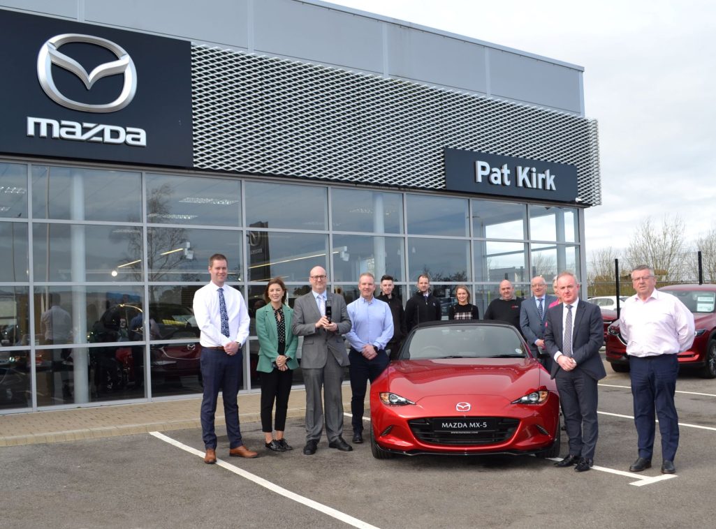 Northern ireland dealer pat kirk mazda triumphs in mazda uk all star sales league and crowned as overall dealer of the year