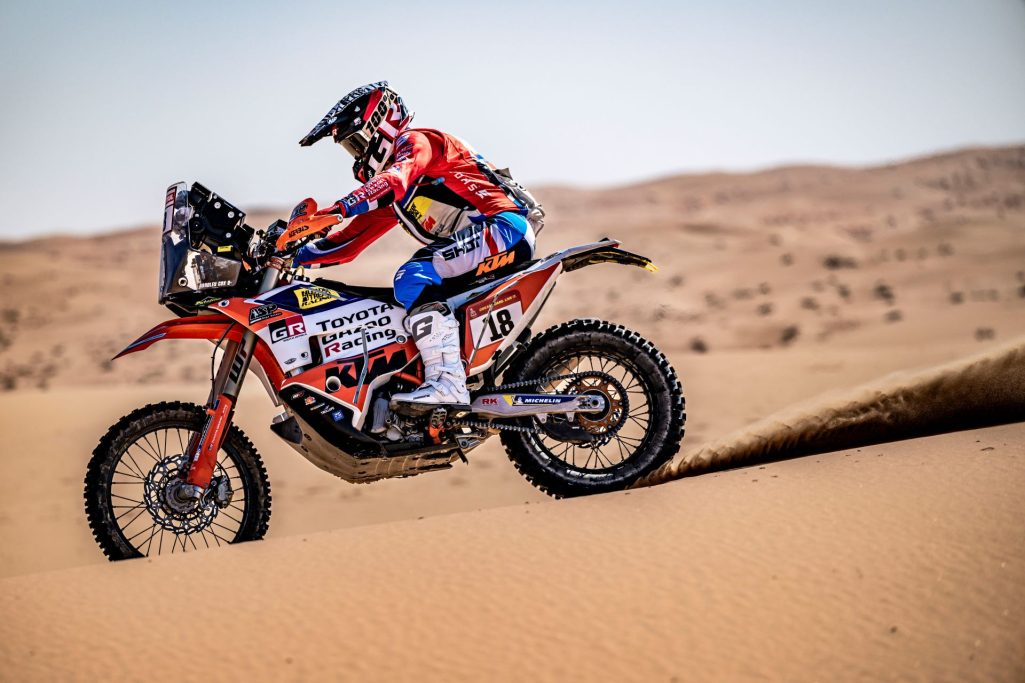 Bradley cox pursues rally raid glory with toyota gazoo racing support