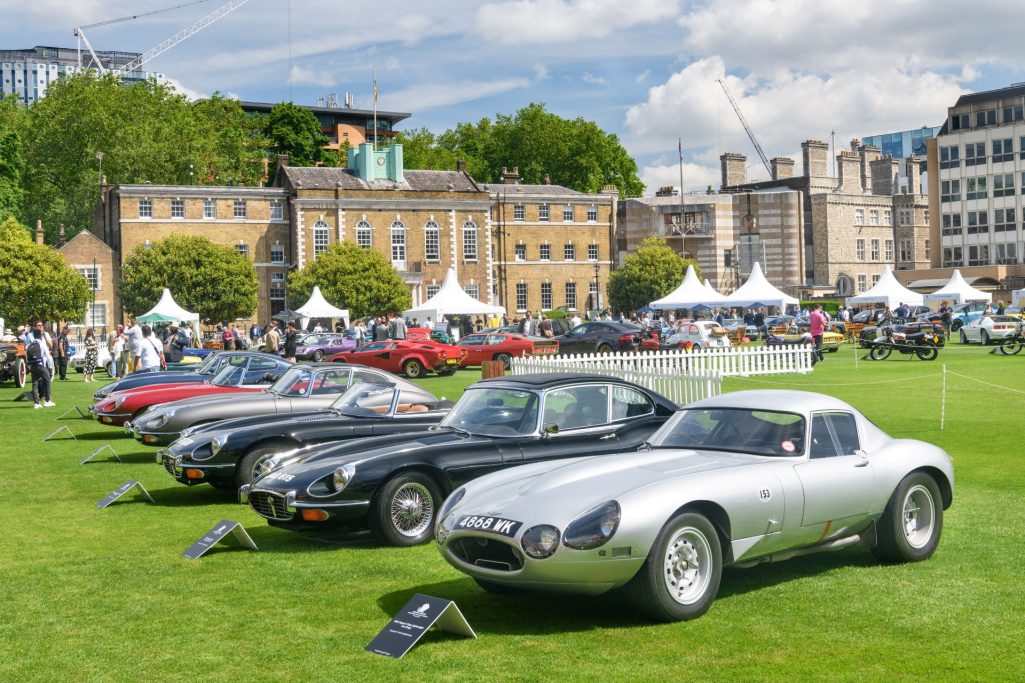 Celebrating a british icon the jaguar e type at london concours 2024