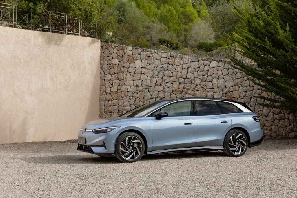 Volkswagen launches its first all electric estate the id7 tourer in the uk
