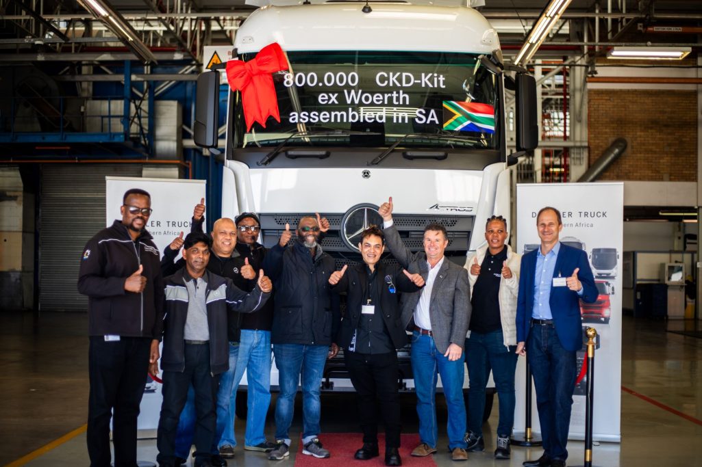 Mercedes Benz Trucks Celebrates 800000th Ckd Unit Milestone With Special Actros Rollout In South Africa
