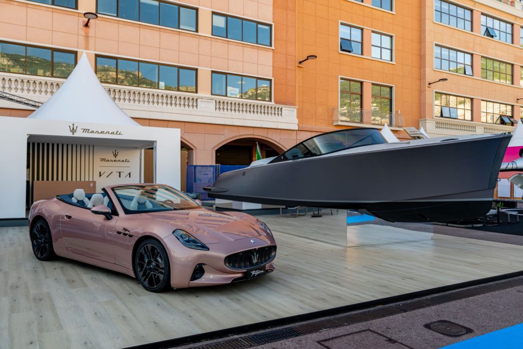 Maserati Electrifies Monaco The Grancabrio Folgore And Tridente Powerboat Debut At Monaco Yacht Show 2024