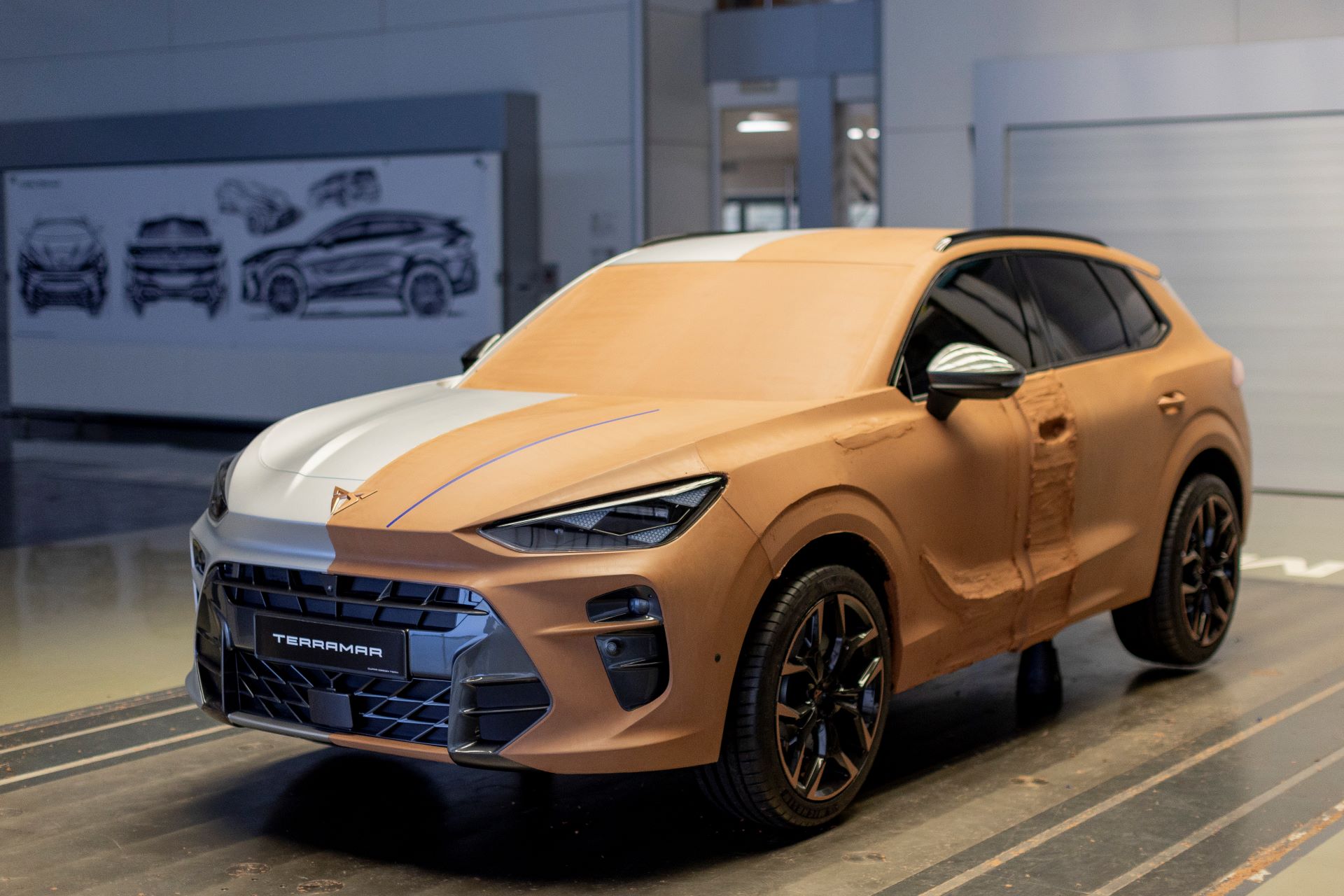 Crafting The Cupra Terramar The Art Of Sculpting Proportions With Full Scale Clay Models