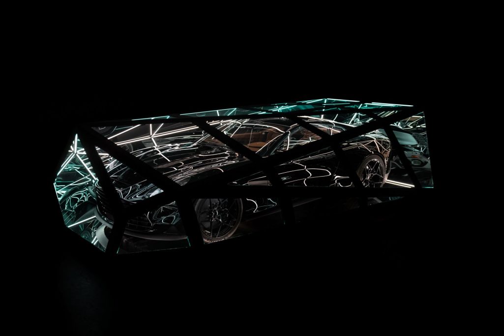 Aston Martin Vanquish Inspires Reflections Of Speed A Fusion Of Automotive Mastery And Contemporary Art