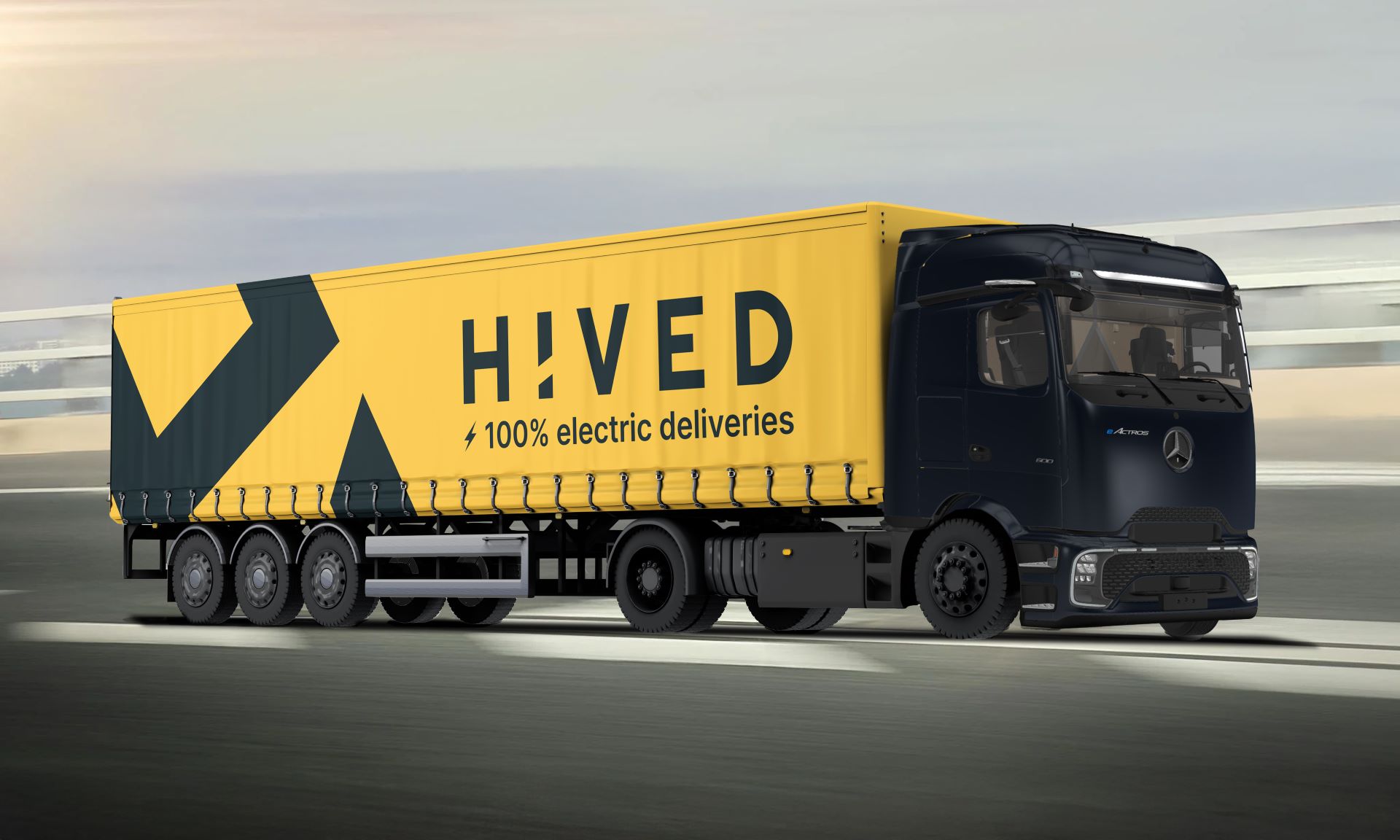 Hived Expands Fully Electric Parcel Delivery Network With 11 Mercedes Benz Eactros