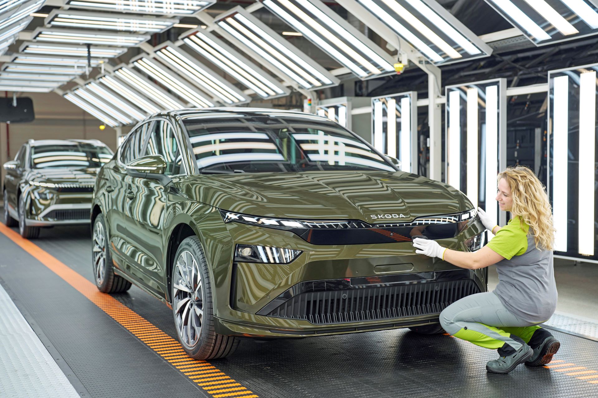 Skoda Auto Commences Production Of The New All Electric Enyaq At Mlada Boleslav