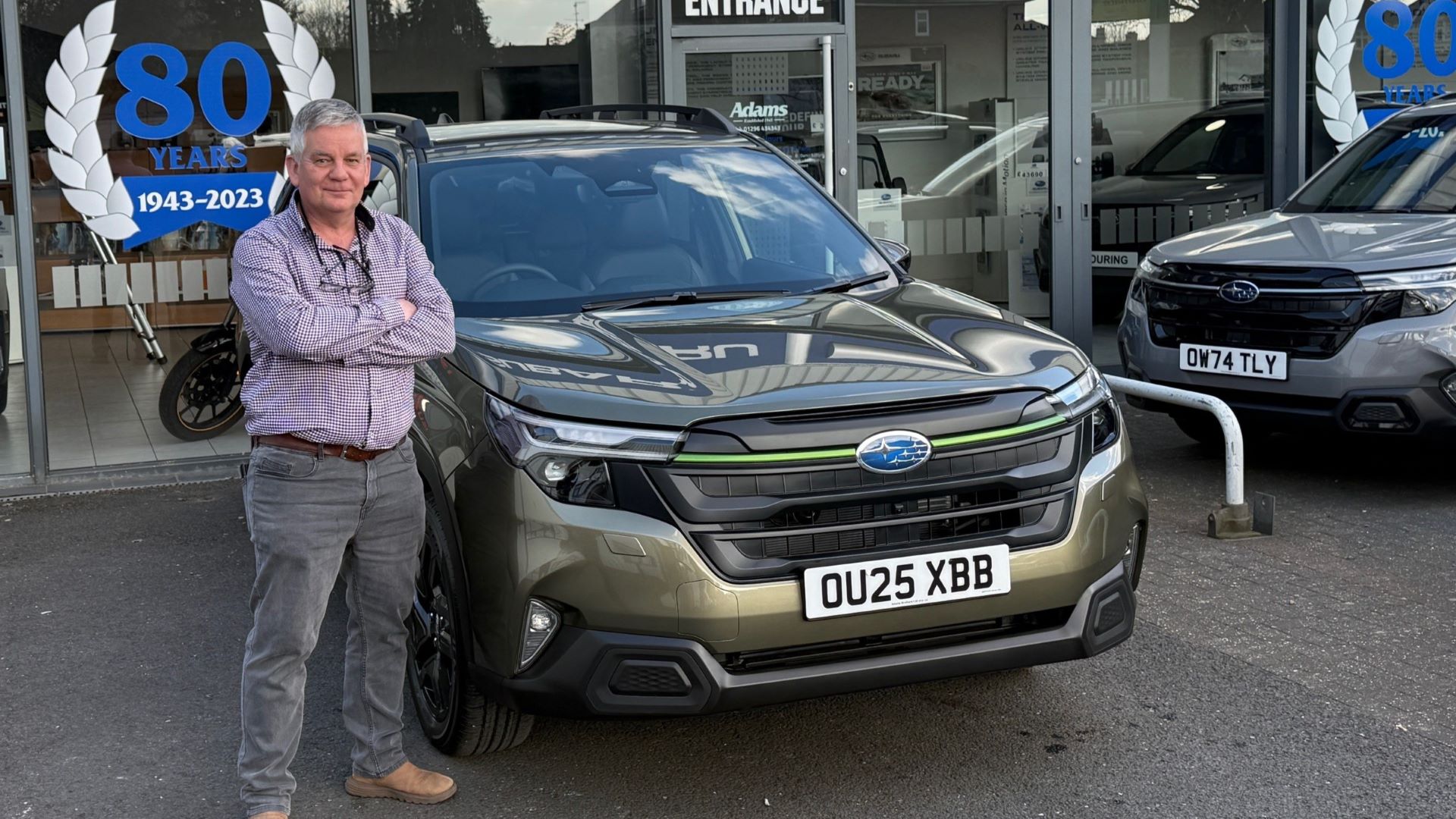 Faithful To The Core Loyal Customer Takes Delivery Of His 26th Subaru The All New 6th Gen Forester