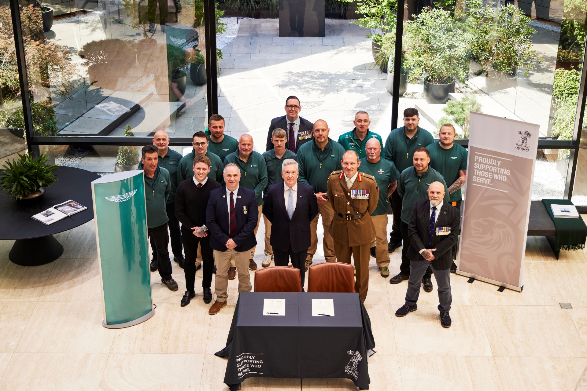 Aston Martin Signs Armed Forces Covenant Strengthening Support For Veterans And Military Families