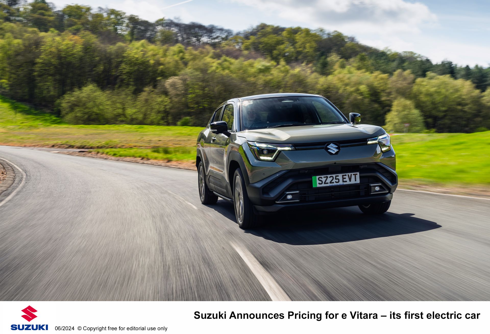Suzuki Reveals Pricing And Incentives For All New E Vitara The Brands First Fully Electric Suv