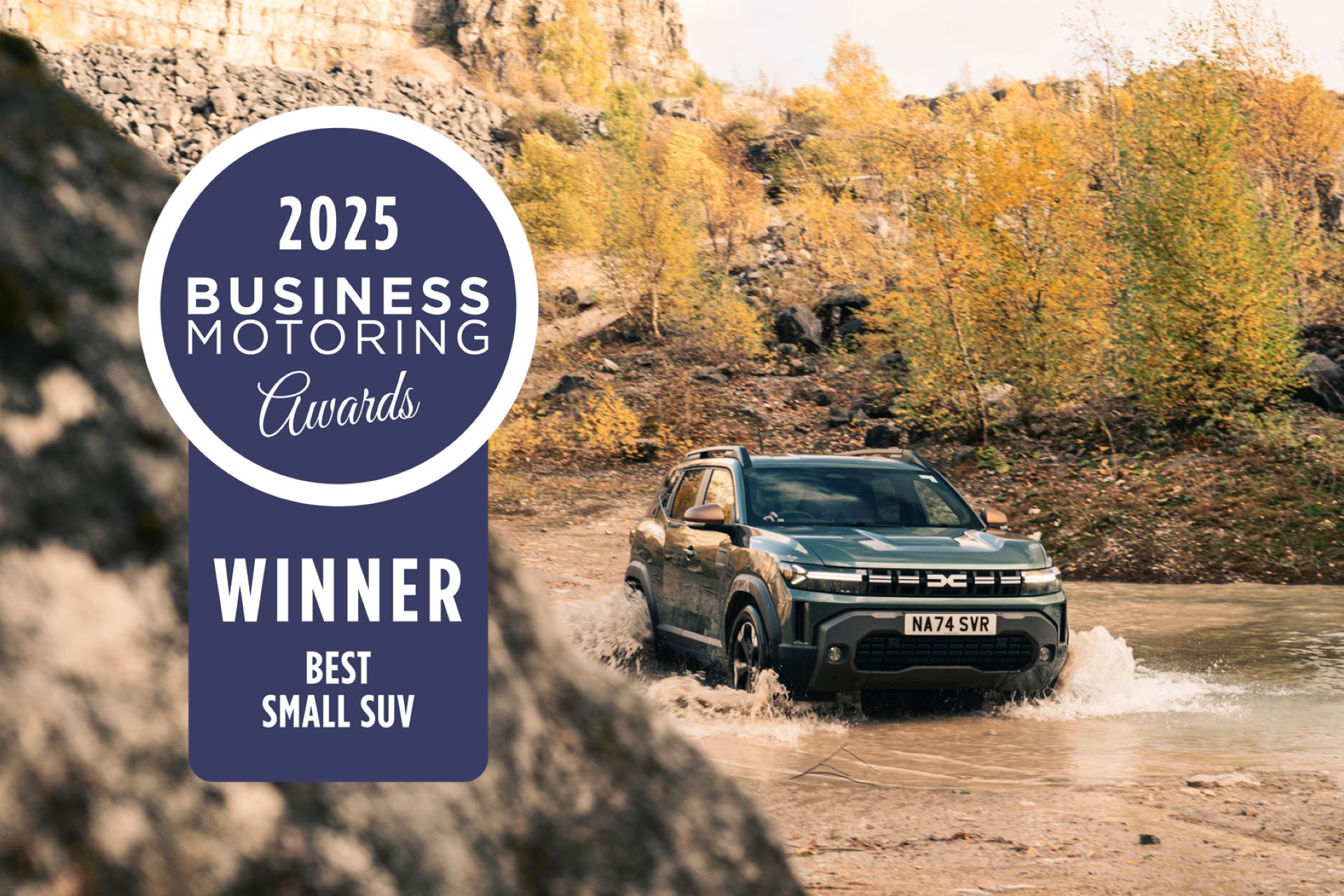 Dacia Duster Named Best Small Suv At 2025 Business Motoring Awards Versatility Value And Capability For Smes