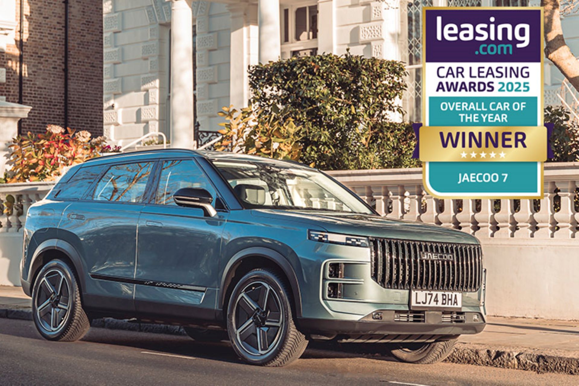 Jaecoo 7 Named Overall Car Of The Year At Leasing Com Awards 2025